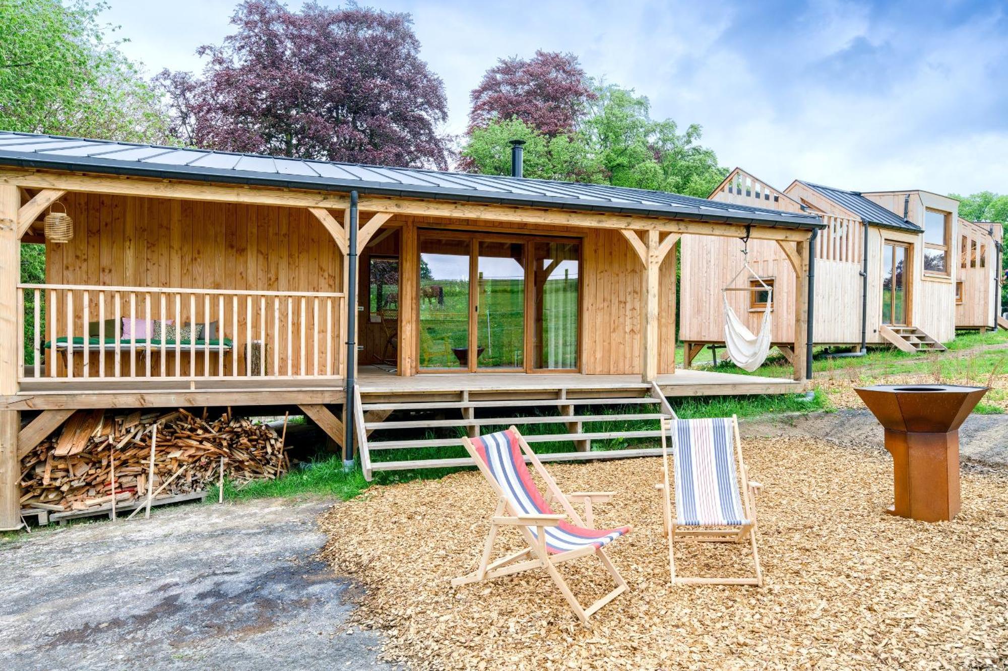 Les Cabanes Champetres - Le Domaine Des Trois Tilleuls Villers-la-Ville Екстериор снимка